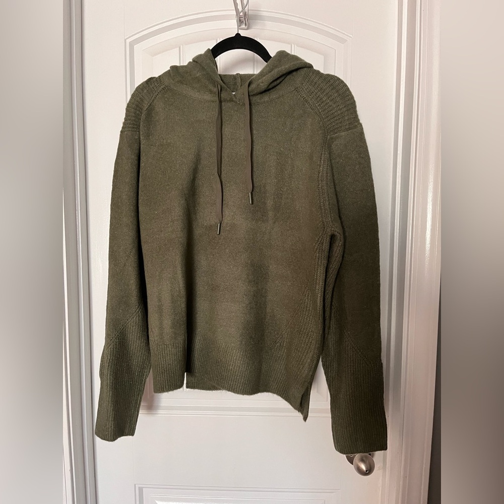 .. Time and Tru Hooded Sweater - Army Green - L Time and Tru  Size: L